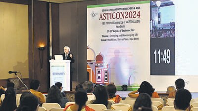 At the ASTICON 2024 conference held in New Delhi on Friday. (Vipin Kumar/HT PHOTO) At the ASTICON 2024 conference held in New Delhi on Friday. (Vipin Kumar/HT PHOTO)