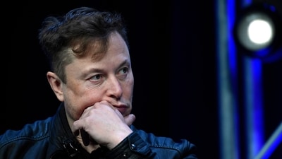 FILE - Tesla and SpaceX chief executive officer Elon Musk listens to a question as he speaks at the SATELLITE Conference and Exhibition in Washington, March 9, 2020. (AP Photo/Susan Walsh, File) (AP)