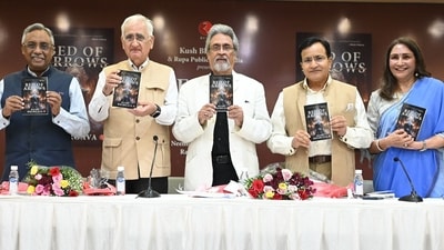 (L-R) Pawan K Verma, Salman Khurshid, Kush Bhargava, Raghav Chandra, Neelima Dalmia Adhar (L-R) Pawan K Verma, Salman Khurshid, Kush Bhargava, Raghav Chandra, Neelima Dalmia Adhar