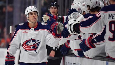 Columbus Blue Jackets's Johnny Gaudreau and his brother, Matthew, were killed in New Jersey after a suspected drunk driver crashed into them while they were riding bicycles on Thursday night. (via REUTERS)