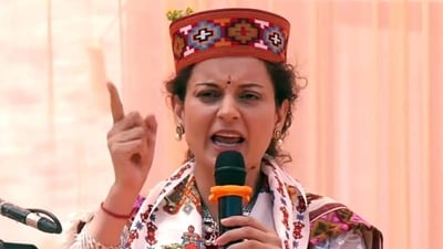 Kangana Ranaut, the BJP’s MP from Mandi in Himachal Pradesh. (HT File) Kangana Ranaut, the BJP’s MP from Mandi in Himachal Pradesh. (HT File)