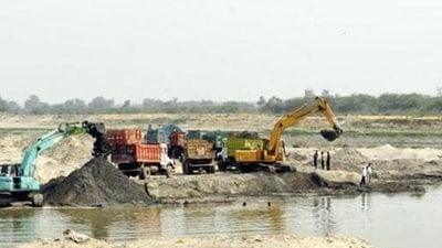 The monsoon plays an important role in replenishing sand and boulder material. (File photo) The monsoon plays an important role in replenishing sand and boulder material. (File photo)