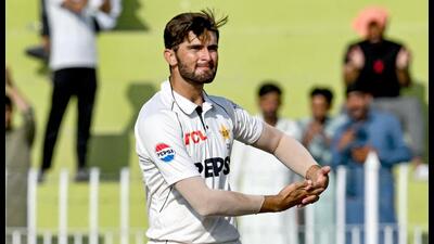 Pakistan’s Shaheen Shah Afridi. (AFP)
