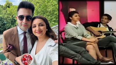 Raghav shares a throwback video of Parineeti singing Raghav shares a throwback video of Parineeti singing
