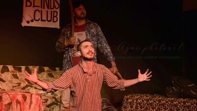 Rehearsal of the play being held a day earlier