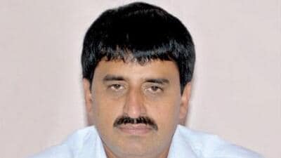 The proposal for Yogeshwar’s name for Channapatna bypoll was put forward at the residence of Union minister of consumer affairs Pralhad V Joshi in New Delhi on Thursday night. (ANI) The proposal for Yogeshwar’s name for Channapatna bypoll was put forward at the residence of Union minister of consumer affairs Pralhad V Joshi in New Delhi on Thursday night. (ANI)