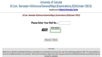 Calcutta University B.Com Result 2024 for Semester 4 out, direct link here Calcutta University B.Com Result 2024 for Semester 4 out, direct link here