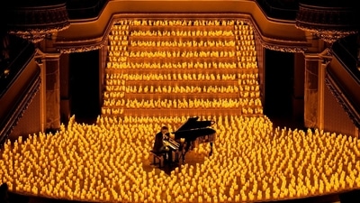 Candlelight concert held at Victoria-Hall in Geneva, Switzerland Candlelight concert held at Victoria-Hall in Geneva, Switzerland