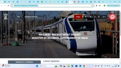 RRB JE Recruitment 2024: Correction window opens today at rrbapply.gov.in RRB JE Recruitment 2024: Correction window opens today at rrbapply.gov.in