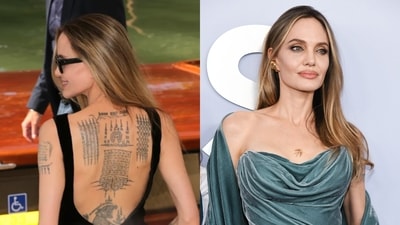 Here's how Angelina Jolie's tattoos are the only accessory she needs
