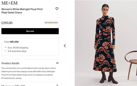 Kareena's outfit is from the brand ME+EM and costs £195.00 which is approximately ₹21,529. (www.lyst.co.uk) Kareena's outfit is from the brand ME+EM and costs £195.00 which is approximately ₹21,529. (www.lyst.co.uk)
