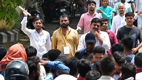 Admit Cards for August 31 exam can be downloaded from the official website at uppbpb.gov.in.((Photo by Mushtaq Ali/Hindustan Times))