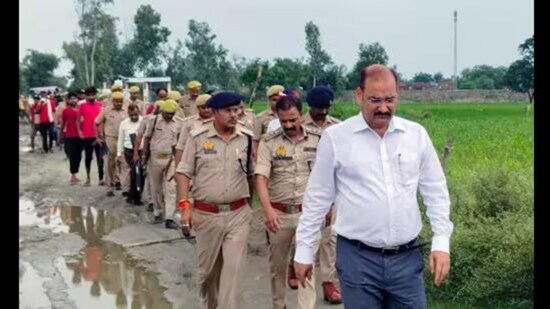 The village in Farrukhabad where the bodies were found. (ANI)