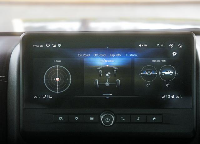 The cabin feels genuinely upmarket, with soft-touch plastics, brushed metal, and piano-black finishes.