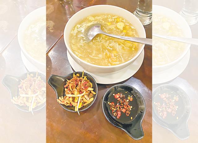 Dishes such as sweet corn soup were part of the first wave of Chinese cuisine in India. Dishes such as sweet corn soup were part of the first wave of Chinese cuisine in India.