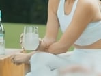 Jennifer Lopez can be seen in the video serving drinks to her pals and advertising her business Delola at the $68 million matrimonial house that she and her estranged husband listed for sale in early July. Jennifer Lopez can be seen in the video serving drinks to her pals and advertising her business Delola at the $68 million matrimonial house that she and her estranged husband listed for sale in early July.