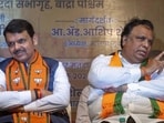 The decision to adopt a collective leadership approach comes as the BJP seeks to strengthen its position across various regions and communities in Maharashtra. (Photo by Satish Bate/ Hindustan Times) (Hindustan Times)