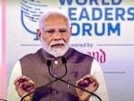 Prime Minister Narendra Modi speaks at the ET World Leaders Forum, in New Delhi, Saturday.