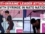 On Cam: ‘Anti-Ukraine’ Leader Attacked With Syringe In NATO Nation Amid Russia War | Germany | Olaf On Cam: ‘Anti-Ukraine’ Leader Attacked With Syringe In NATO Nation Amid Russia War | Germany | Olaf