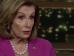 Pelosi on Friday night appeared on Maher's Real Time. Bill Maher peppered her with a barely concealed jab about Biden as she was talking about her attempts to encourage more women to run for government.