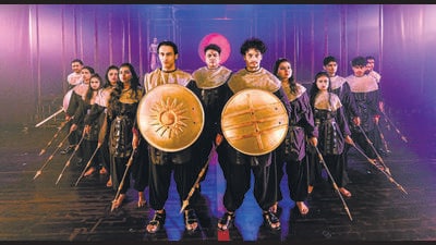 This Mahabharata adaptation is enlivened by rock music, Kathak and Kalari This Mahabharata adaptation is enlivened by rock music, Kathak and Kalari