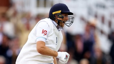 England's Joe Root celebrates after reaching his century (Action Images via Reuters)