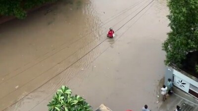 People tagged Zomato CEO Deepinder Goyal on the video and requested that he reward the Ahmedabad delivery agent. (X/@vikunj1) People tagged Zomato CEO Deepinder Goyal on the video and requested that he reward the Ahmedabad delivery agent. (X/@vikunj1)
