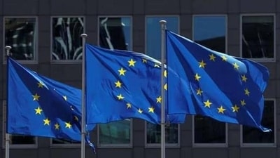 European Union flags outside the European Commission headquarters in Brussels, Belgium. (Reuters file photo) European Union flags outside the European Commission headquarters in Brussels, Belgium. (Reuters file photo)