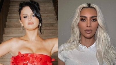 Selena Gomez and Kim Kardashian Selena Gomez and Kim Kardashian