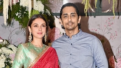 Aditi Rao Hydari and Siddharth got engaged in March. (source: yogen shah)