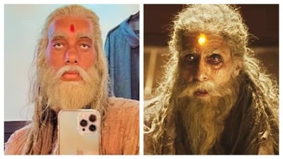 Sunil Kumar played Amitabh Bachchan's body double in Kalki 2898 AD. Sunil Kumar played Amitabh Bachchan's body double in Kalki 2898 AD.