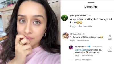 Shraddha Kapoor's fun interaction with fans on social media Shraddha Kapoor's fun interaction with fans on social media