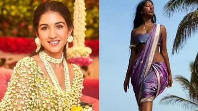 Social media influencers are modernising the saree to fit trends (Instagram / @dolly.jain / @ natasha.thasan) Social media influencers are modernising the saree to fit trends (Instagram / @dolly.jain / @ natasha.thasan)