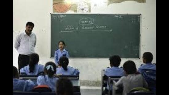 Government Senior Secondary School, Division No. 3, which initially was dedicated to just girls, has now started enrolling boys as the school got the status of ‘School of Eminence’ last year. (HT File)