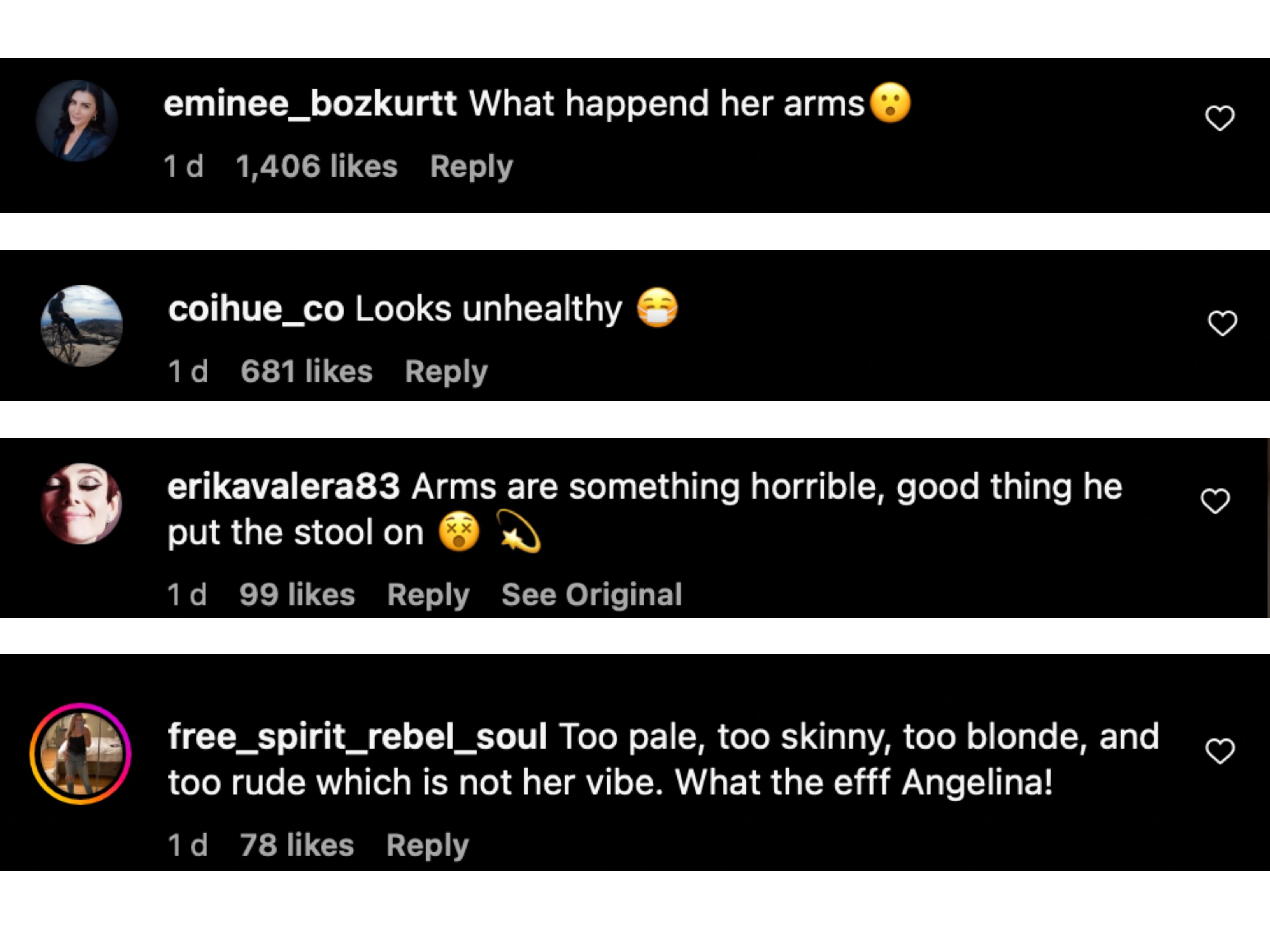 When fans saw his hands they flocked to the comments section