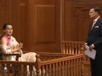 Kangana Ranaut said it looked like Rajat Sharma met Karan Johar before interviewing her. (Pic courtesy: YouTube/ Aap Ki Adalat) Kangana Ranaut said it looked like Rajat Sharma met Karan Johar before interviewing her. (Pic courtesy: YouTube/ Aap Ki Adalat)