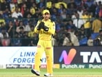 Chennai Super Kings' MS Dhoni in action during IPL 2024. Chennai Super Kings' MS Dhoni in action during IPL 2024.