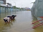 Gujarat will face more rain in the next few days, predicts the IMD(Photo by Sam PANTHAKY / AFP)