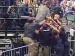 Police used Taser to subdue the man who tried to storm the stage at Trump rally