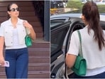 Mira Rajput carries a Chanel bag, which is worth an insane price. Mira Rajput carries a Chanel bag, which is worth an insane price.