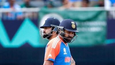 India's batters Rohit Sharma and Virat Kohli during a Group A match in T20 World Cup (ICC - X) India's batters Rohit Sharma and Virat Kohli during a Group A match in T20 World Cup (ICC - X)