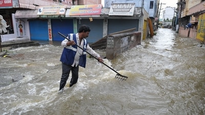 An IMD bulletin said moderate to heavy rains are expected at several districts in northern Telangana in the next two days. (AFP) An IMD bulletin said moderate to heavy rains are expected at several districts in northern Telangana in the next two days. (AFP)