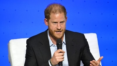 Prince Harry turning to ‘old friends’ in UK for help in regaining support amid dwindling popularity (Photo by Raul ARBOLEDA / AFP) (AFP) Prince Harry turning to ‘old friends’ in UK for help in regaining support amid dwindling popularity (Photo by Raul ARBOLEDA / AFP) (AFP)