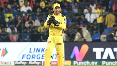 Chennai Super Kings' MS Dhoni in action during IPL 2024. (ANI)