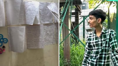 Sunny Kumar, a 20-year-old samosa seller from Noida who cracked NEET UG. (Instagram/physicswallah) Sunny Kumar, a 20-year-old samosa seller from Noida who cracked NEET UG. (Instagram/physicswallah)