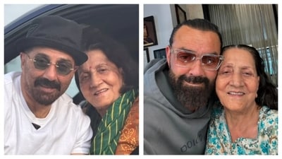 Here's how Sunny Deol and Bobby Deol wished their mom Prakash Kaur on her birthday. Here's how Sunny Deol and Bobby Deol wished their mom Prakash Kaur on her birthday.