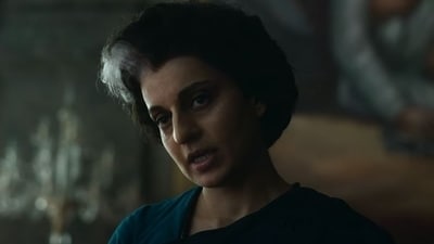 Kangana Ranaut in a still from Emergency.