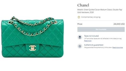 The Chanel bag comes at an insane price of ₹20 lakh. (Sotheby's ) The Chanel bag comes at an insane price of ₹20 lakh. (Sotheby's )