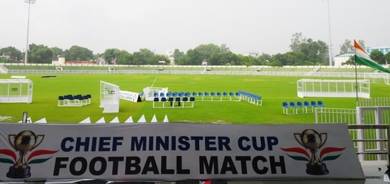 It’s said to be the first tournament when the flood lights at the KD Singh Babu Stadium would be turned on (Deepak Gupta/HT)