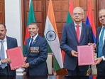 NSA Ajit Doval with other leaders.